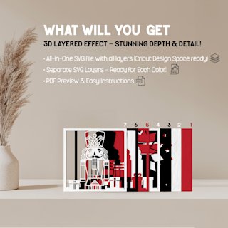 Christmas Shadow Box Nutcracker - Image 02