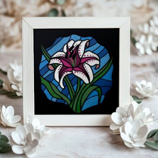 Shadowbox Flower Lily - image 05