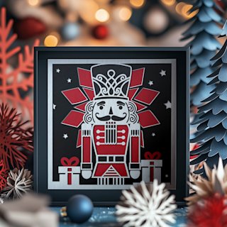 Christmas Shadow Box Nutcracker - Image 05