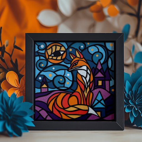 Shadowbox Magical Fox - Image 01