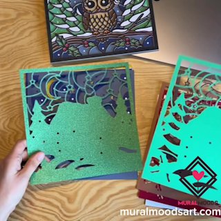 Christmas Shadow Box Gingerbread House - Video 01