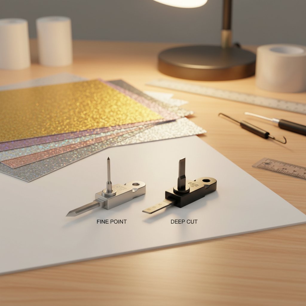 Cricut blade selection for metallic cardstock