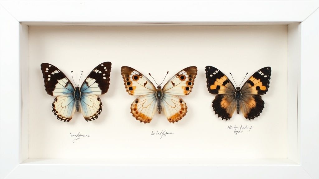 Insect & Butterfly Specimen Display