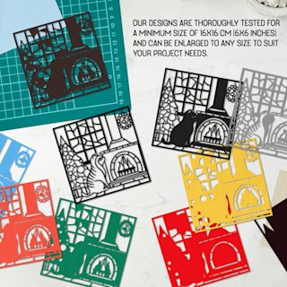 Christmas Shadow Box Gift Cards Set - Image 05