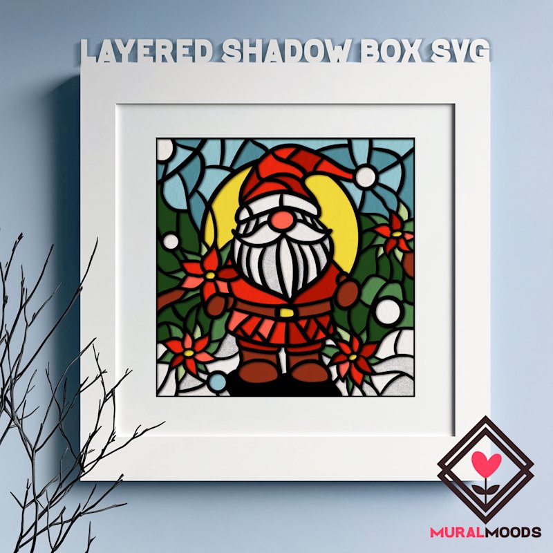 Christmas Shadow Box Gift Cards Set - Image 09