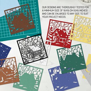 Christmas Shadow Box Gingerbread House - Image 07