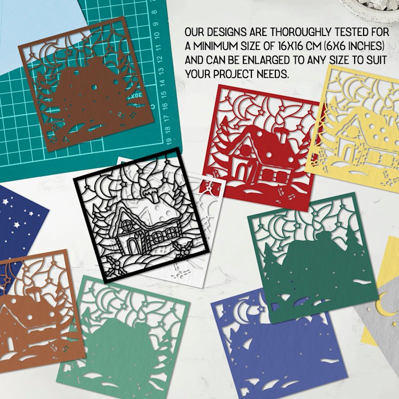 Christmas Shadow Box Gingerbread House - Image 07