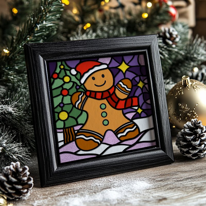 Christmas Shadow Box Gift Cards Set - Image 08