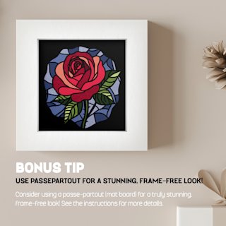 Shadowbox Flower Rose - image 03