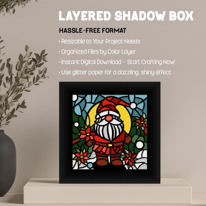 Christmas Shadow Box Gift Cards Set - Image 04