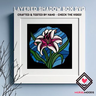 Shadowbox Flower Lily - image 07