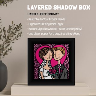 Shadowbox Wedding Anniversary - Image 04