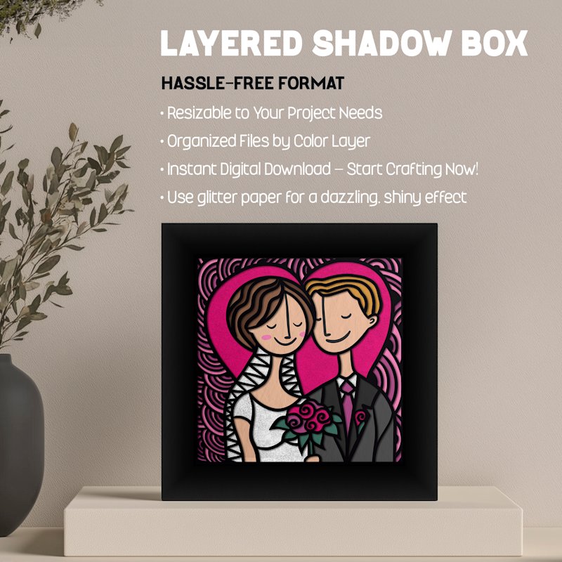 Shadowbox Wedding Anniversary - Image 04