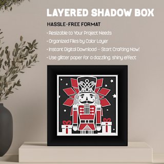 Christmas Shadow Box Nutcracker - Image 04